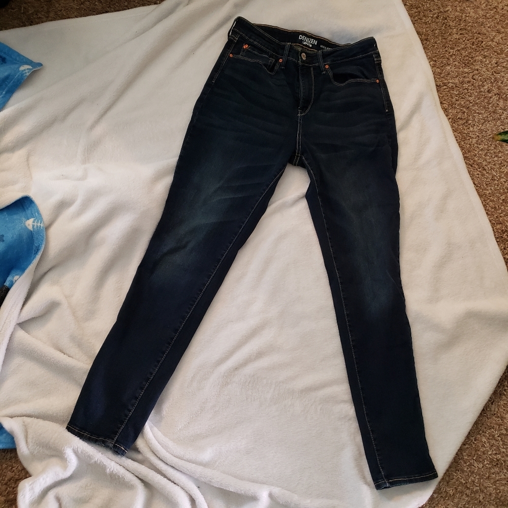 Levi's Denizen high rise skinny jeans